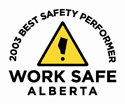 Work Safe Alberta 2003 Best Safety Performer Award